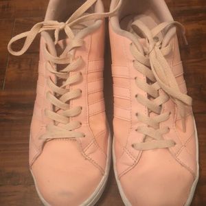 Coral Colored Adidas Neos